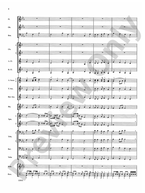 Three Rivers March - Concert Band Conductor Score & Parts (Digital Download)