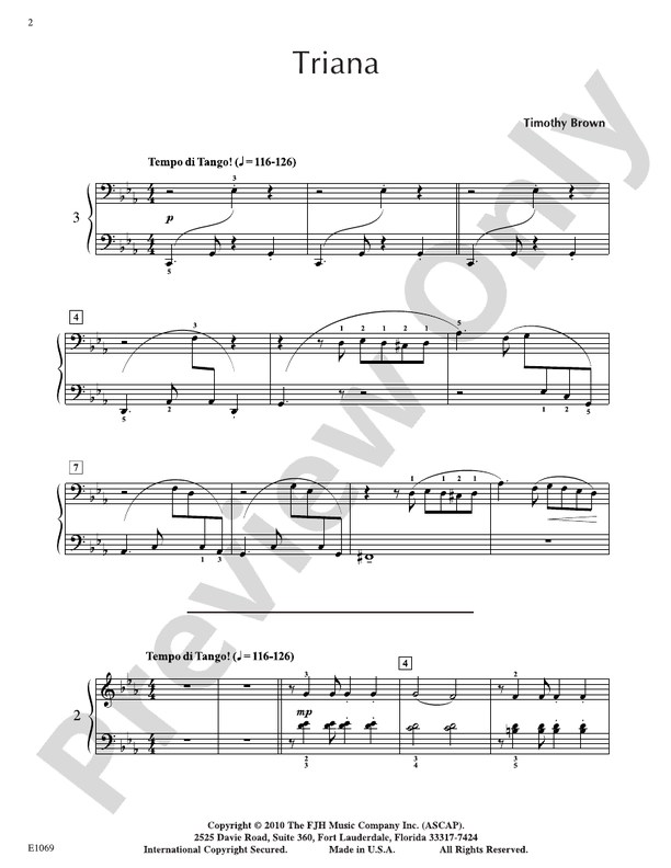 Triana - Piano (Digital Download)