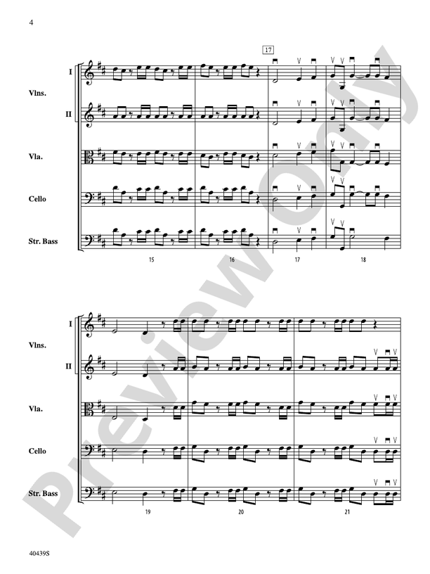 Hallelujah Chorus – String Orchestra Conductor Score & Parts (Digital Download)