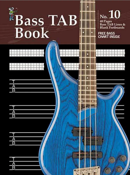 Manuscript Book 10  Bass TAB 48 Pages