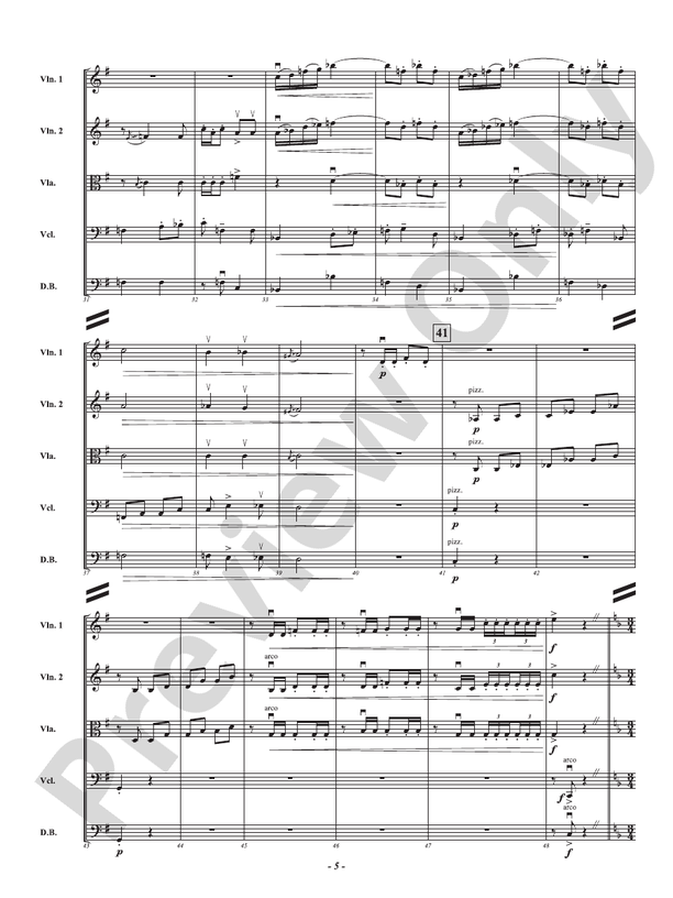 Four Portraits for Strings - Robber's Roost, Call of the Canyon, The Rinky Dink Saloon, A Toast to Santa - String Orchestra Conductor Score & Parts (Digital Download)