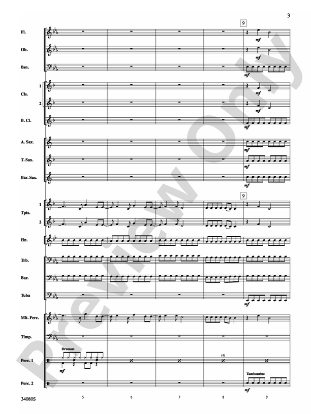 Kissin' U - Concert Band Conductor Score & Parts (Digital Download)