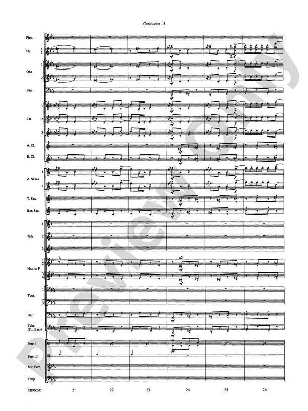 The Symphonic Gershwin - Concert Band Conductor Score & Parts (Digital Download)
