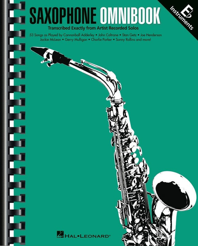 Saxophone Omnibook for Eb Instruments - Saxophone Transcriptions Hal Leonard 345963