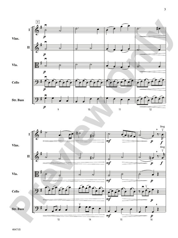 Sonata Pathetique – String Orchestra Conductor Score & Parts (Digital Download)