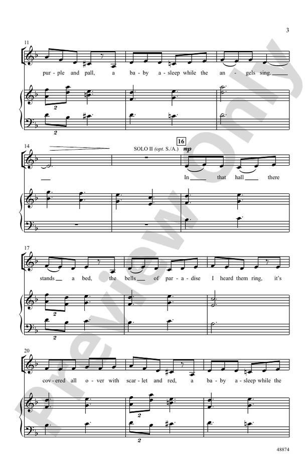 Castleton Carol – SAB Choral Octavo (Digital Download)
