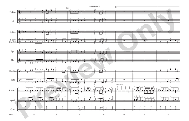 Get Off of My Cloud – Marching Band Conductor Score & Parts (Digital Download)
