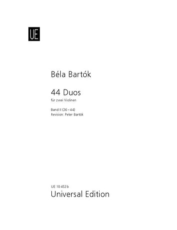 44 Duets Volume 2 for 2 Violins