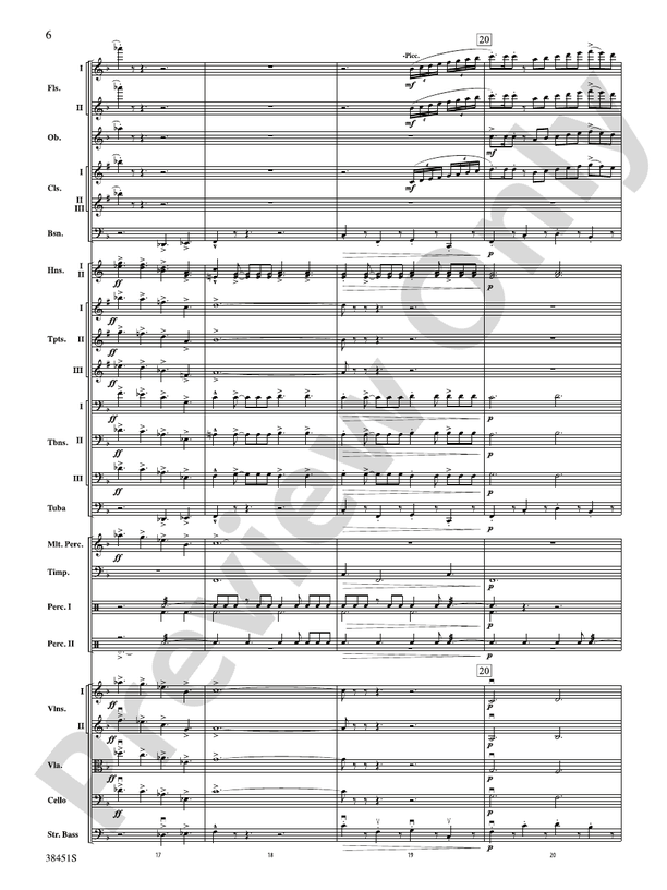 Resurgences – Ful Orchestra Conductor Score & Parts (Digital Download)