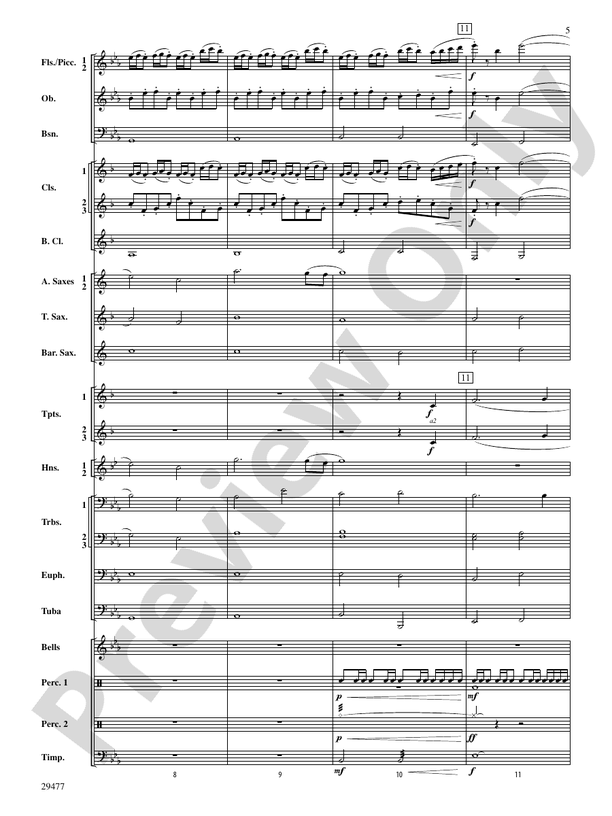 Flight of the Piasa - Concert Band Conductor Score & Parts (Digital Download)