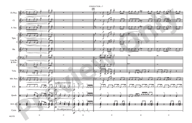 Juice – Marching Band Conductor Score & Parts (Digital Download)