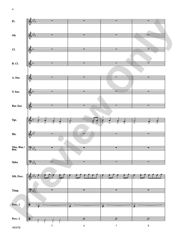 Fanfare for the Faithful - Concert Band Conductor Score & Parts (Digital Download)