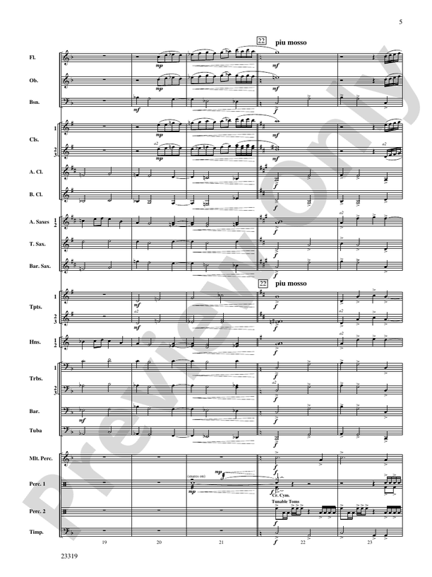 Vistas - Concert Band Conductor Score & Parts (Digital Download)