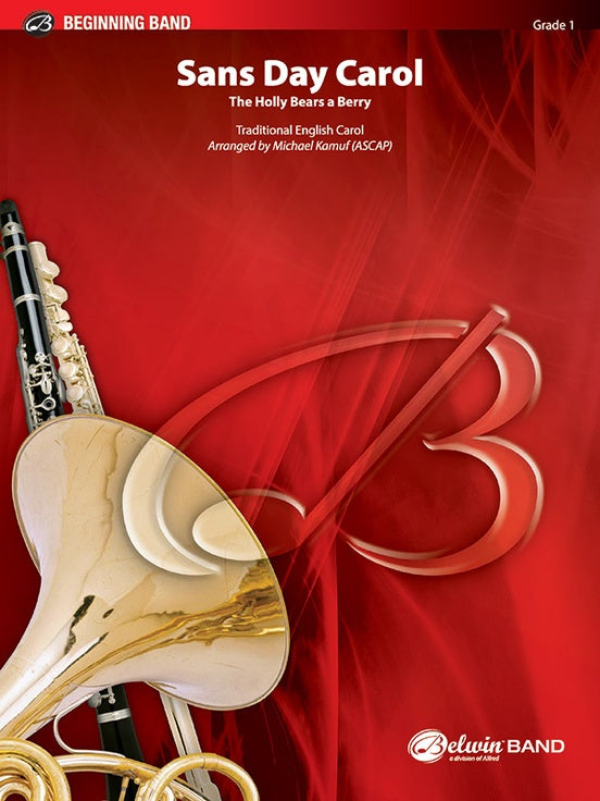 Sans Day Carol - Concert Band Conductor Score & Parts (Digital Download)