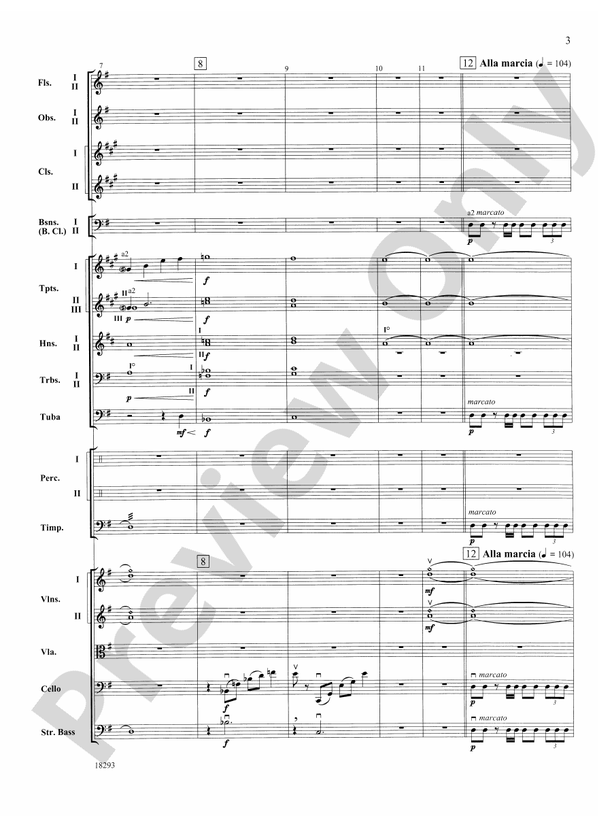 Millennium – Full Orchestra Conductor Score & Parts (Digital Download)