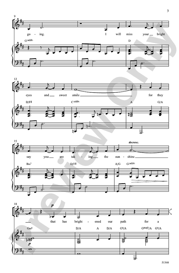 Red River Valley - SSA Choral Octavo (Digital Download)