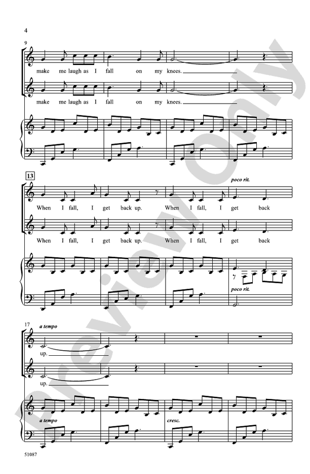 Fall Leaves - 2 Part Treble Choral Octavo (Digital Download)