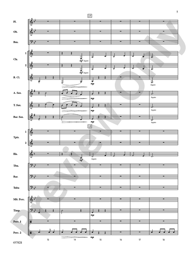 Gabriel's Message - Concert Band Conductor Score & Parts (Digital Download)