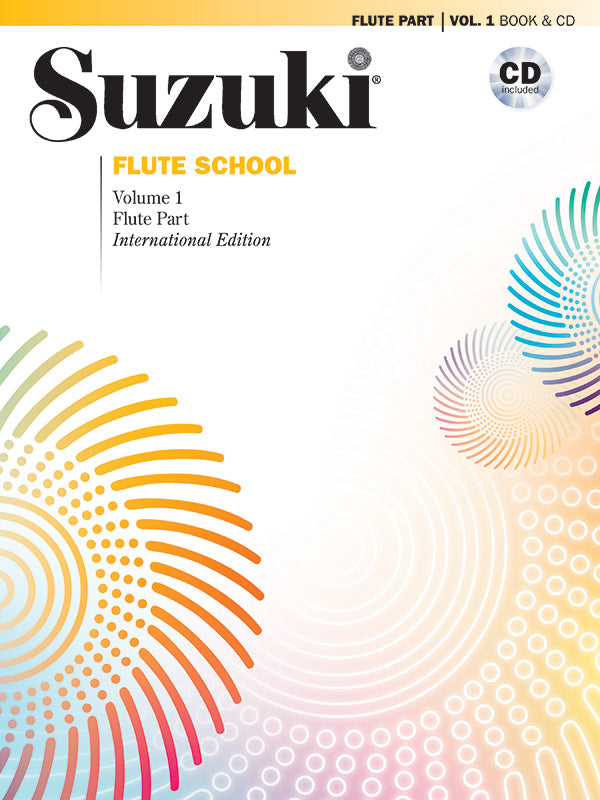 Suzuki Flute School Volume 1 Book/CD - Suzuki Shinichi Summy Birchard 42237