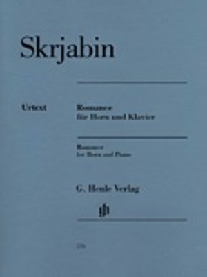 Romance - for Horn and Piano - Alexander Scriabin - French Horn G. Henle Verlag