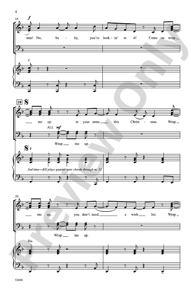 Wrap Me Up - SATB Choral Octavo (Digital Download)