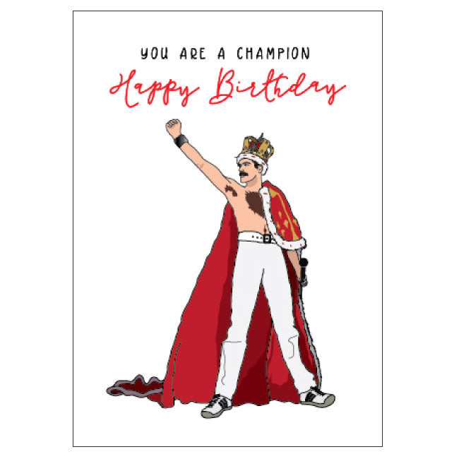 Greeting Card Freddie Mercury