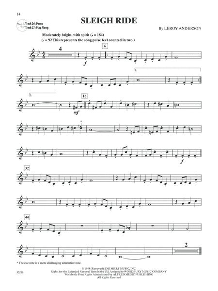 Easy Christmas Instrumental Solos Horn Book/CD