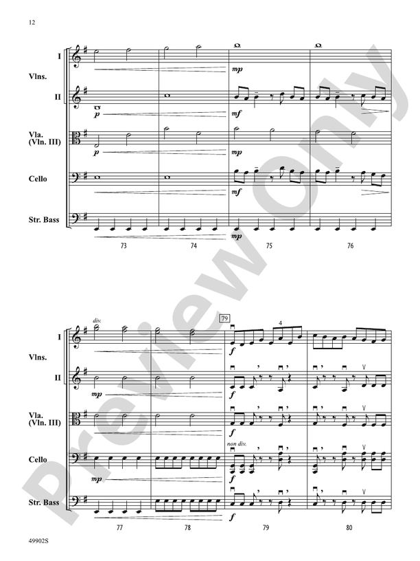 Volcano - String Orchestra Conductor Score & Parts (Digital Download)
