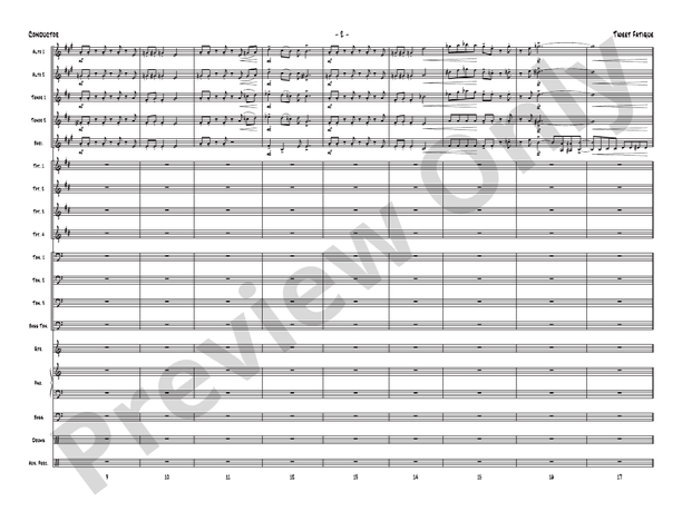 Tweet Fatigue – Jazz Ensemble Conductor Score & Parts (Digital Download)