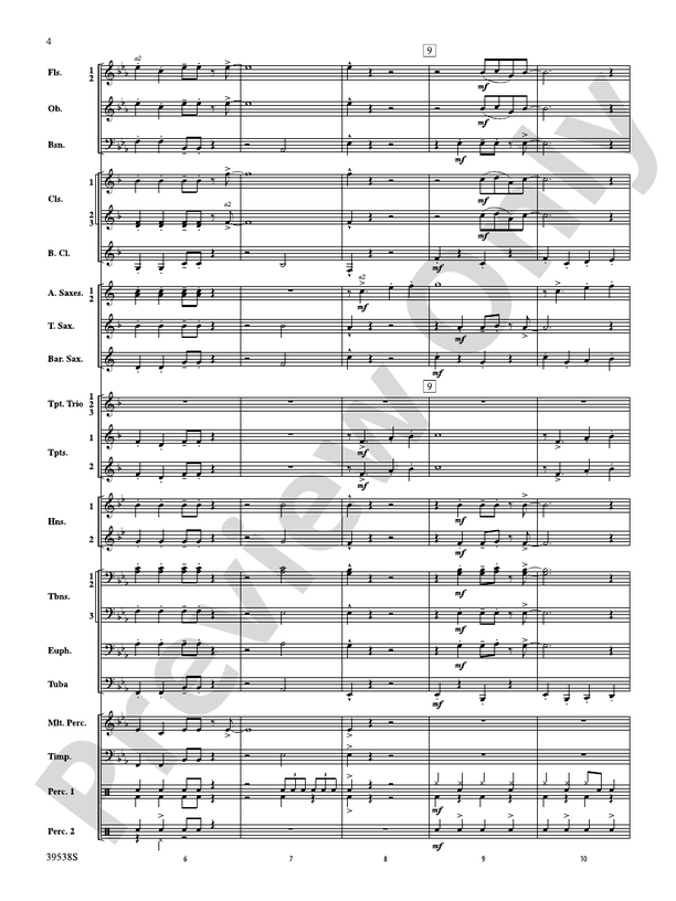 A Saint-sational Trio! - Concert Band Conductor Score & Parts (Digital Download)
