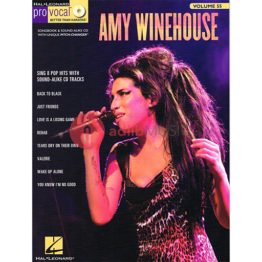 Amy Winehouse - Pro Vocal Women's Edition Volume 55 - Vocal Hal Leonard /CD