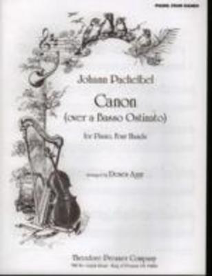 Canon - (over A Basso Ostinato for Piano Duet) - Johann Pachelbel - Piano Denes Agay Theodore Presser Company Piano Duet