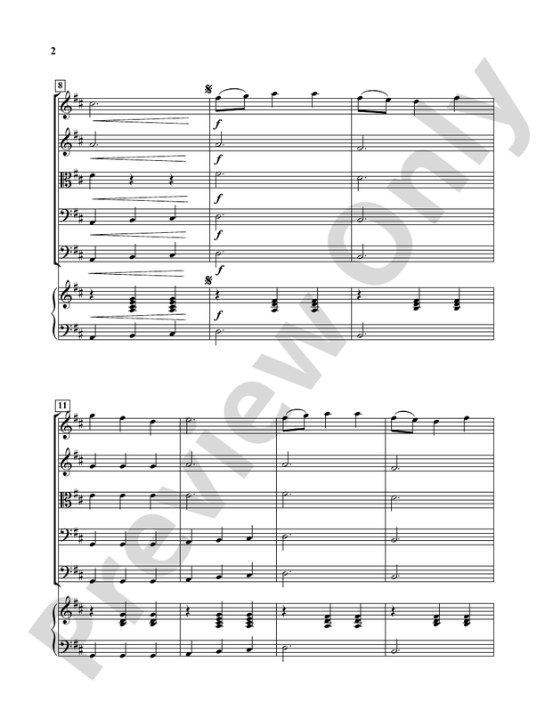 Cockatoo Three Step - Loreta Fin – String Orchestra Conductor Score & Parts (Digital Download)
