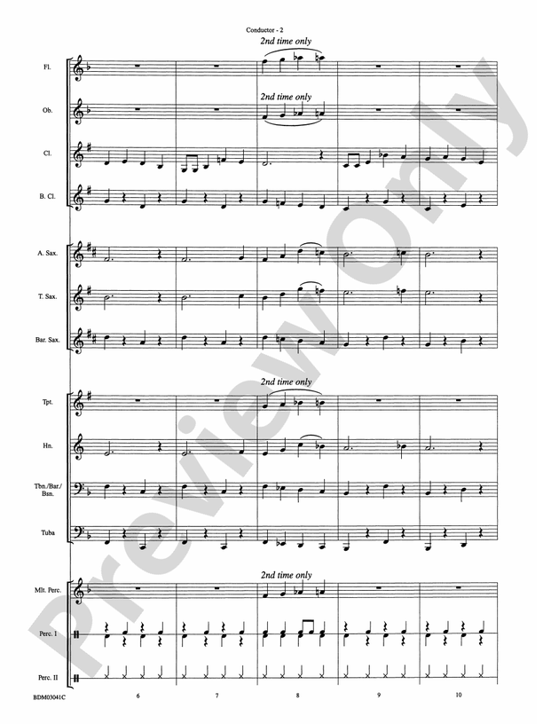 Clarinet Cookin' - Concert Band Conductor Score & Parts (Digital Download)