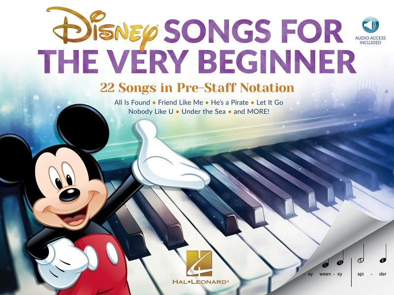Disney Songs for the Very Beginner - Piano/OLA Hal Leonard 1426882