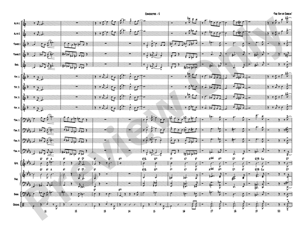 The Joy of Cookin' - Jazz Ensemble Conductor Score & Parts (Digital Download)