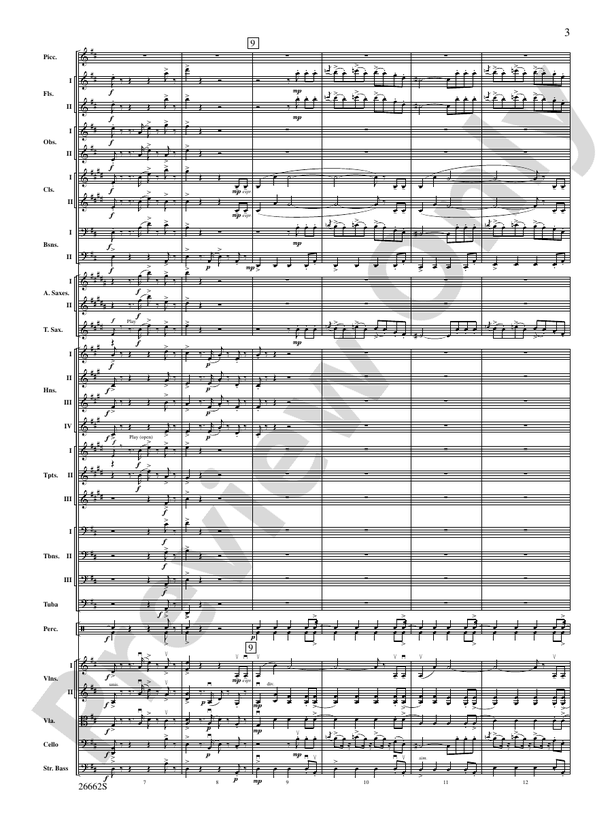 Blue Tango – Full Orchestra Conductor Score & Parts (Digital Download)