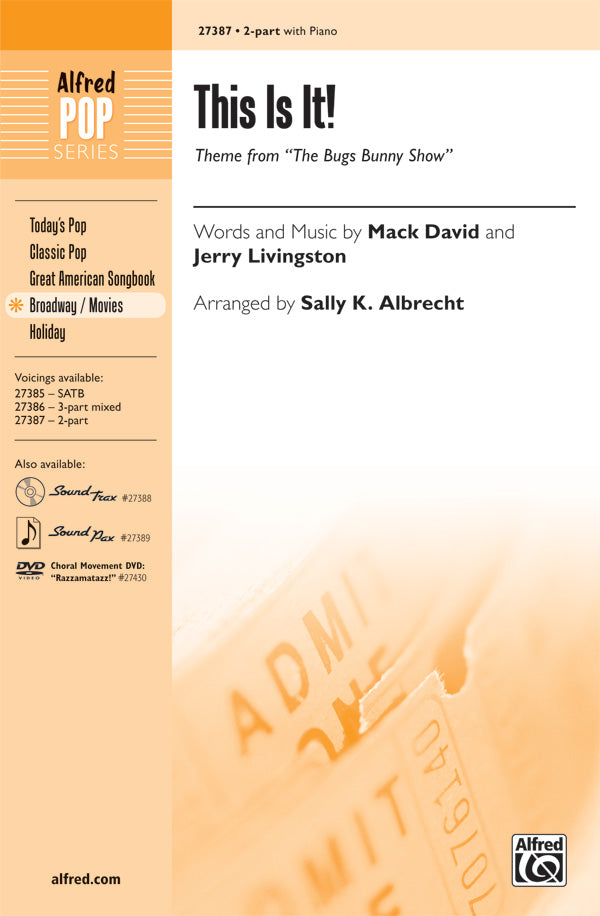 THIS IS IT (THEME FROM BUGS BUNNY) 2 PT