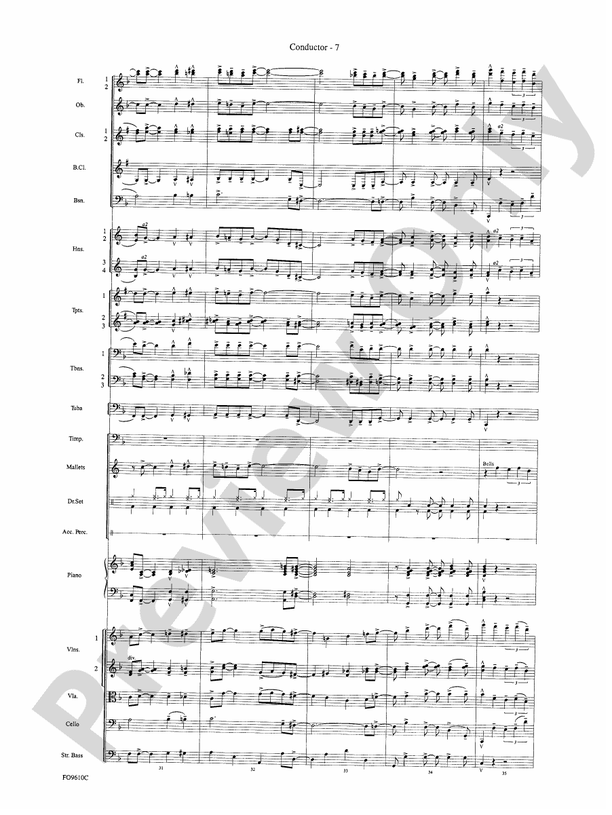 A Salute to the Big Apple – Full Orchestra Conductor Score & Parts (Digital Download)