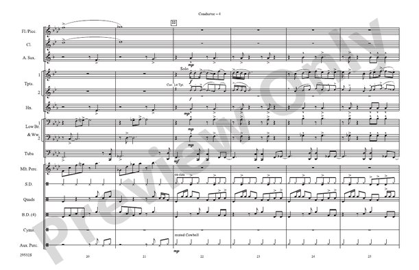 Alacran – Marching Band Conductor Score & Parts (Digital Download)