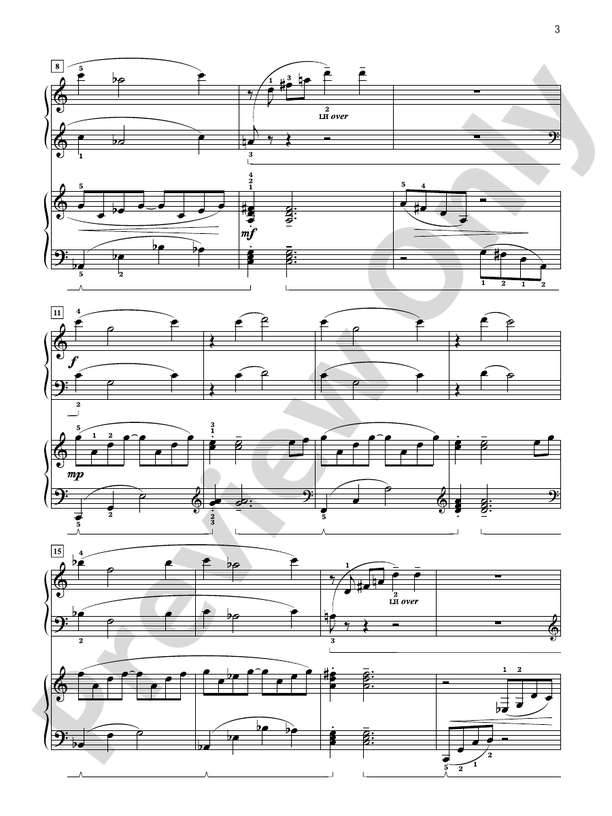 Concertino in Latin Styles: Solo with Piano Accompaniment - TWO copies required - 2 Pianos, 4 Hands (Digital Download)