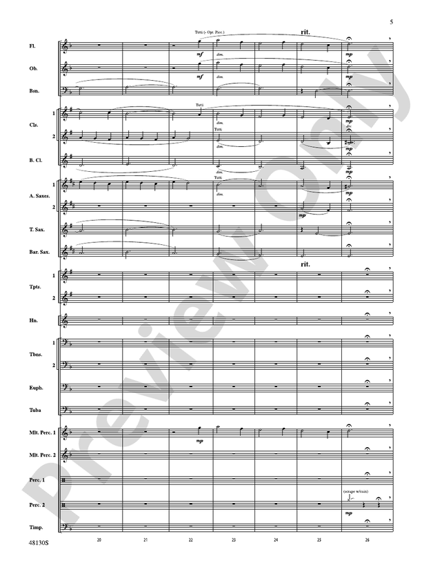 Journey of the Magi (Grade 2.5) - Concert Band Conductor Score & Parts (Digital Download)