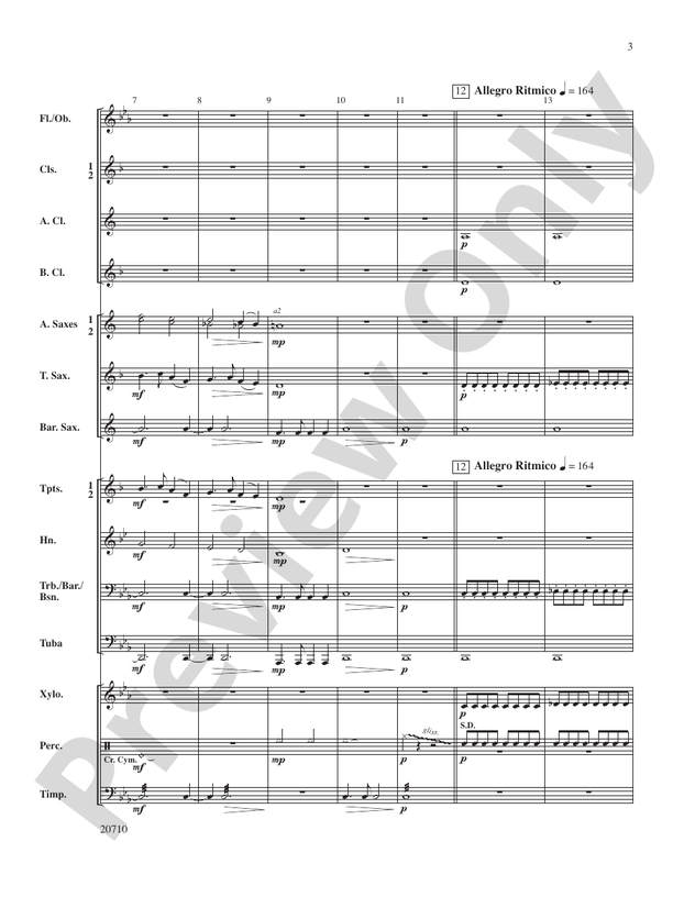 In Glorious Splendour - Concert Band Conductor Score & Parts (Digital Download)