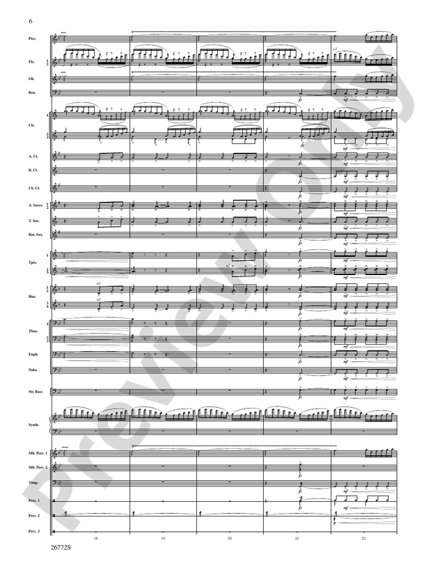 March: The Lion's Gate (Movement 1 from Sea to Sky) - Concert Band Conductor Score & Parts (Digital Download)