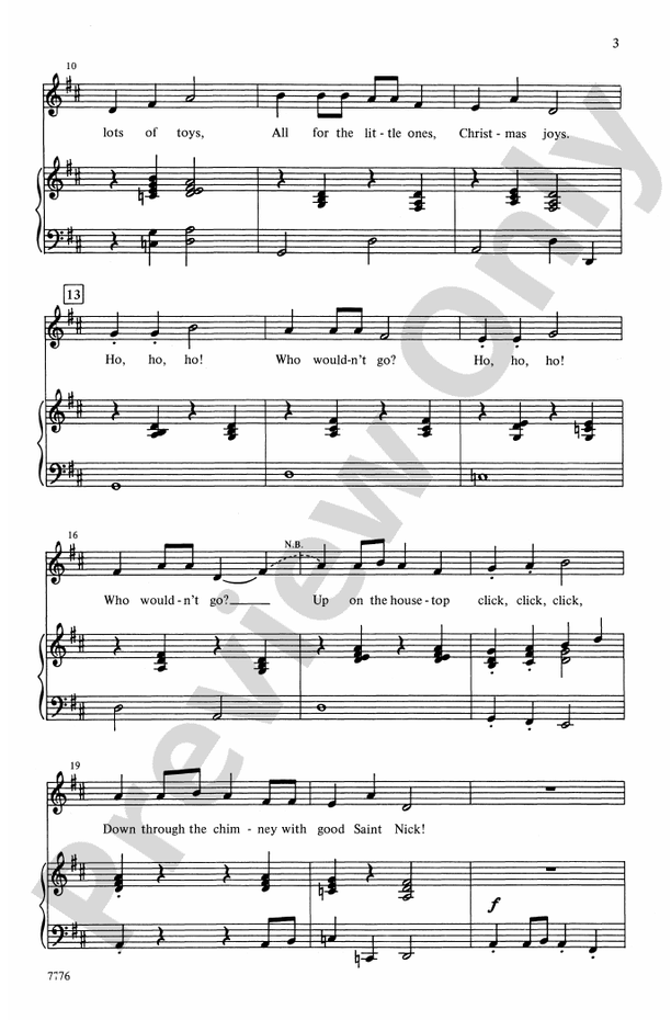 Housetop Carol – 2-Part Choral Octavo (Digital Download)