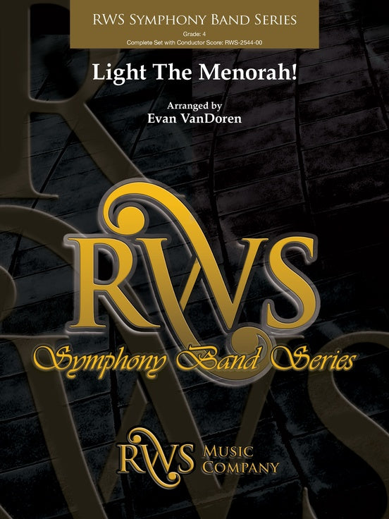 Light The Menorah! - Concert Band Conductor Score & Parts(Digital Download)
