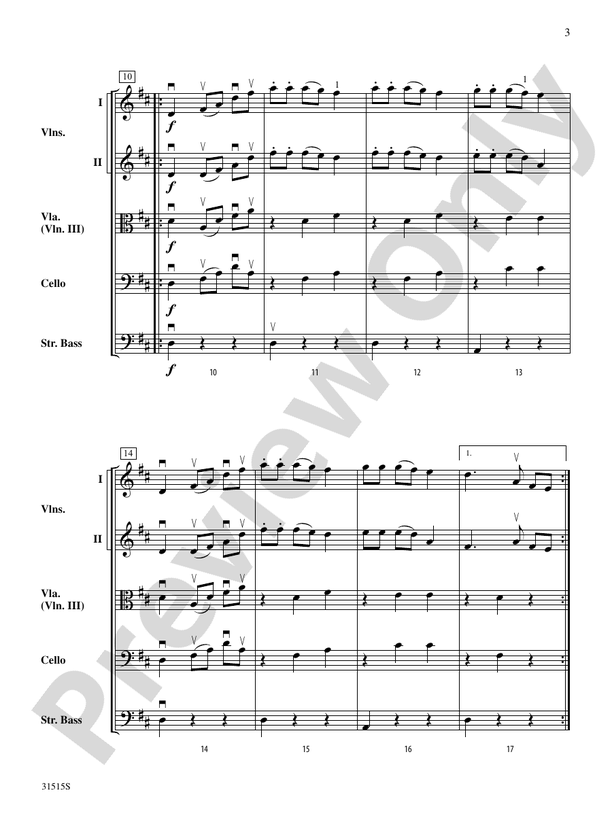 Belwin Beginning String Orchestra Kit #5 – String Orchestra Conductor Score & Parts (Digital Download)