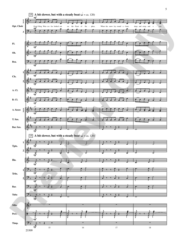 Merry Christmas to All (A Medley of Carols) - Concert Band Conductor Score & Parts (Digital Download)