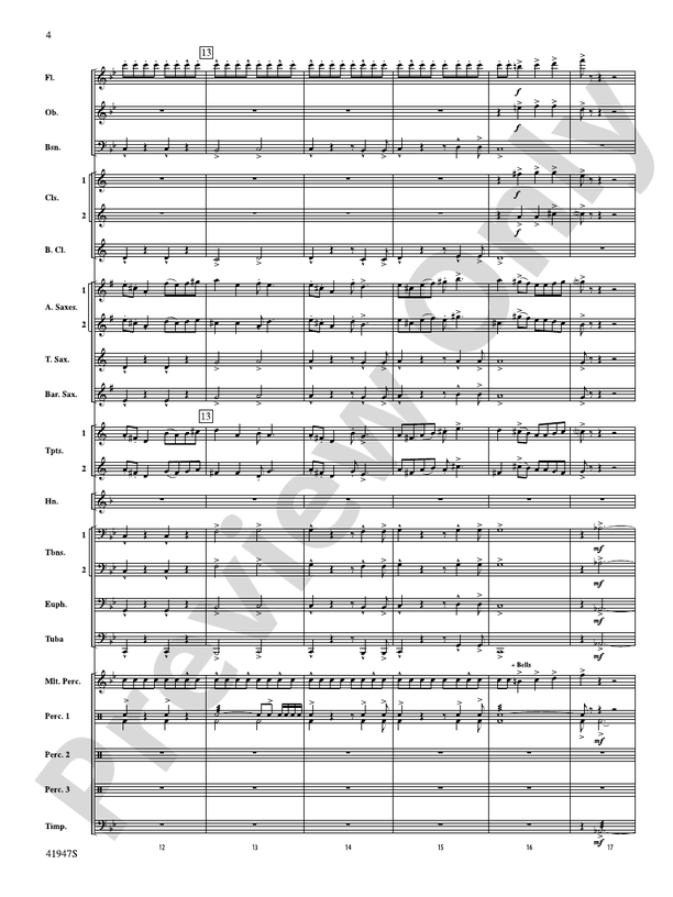 Escape! - Concert Band Conductor Score & Parts (Digital Download)