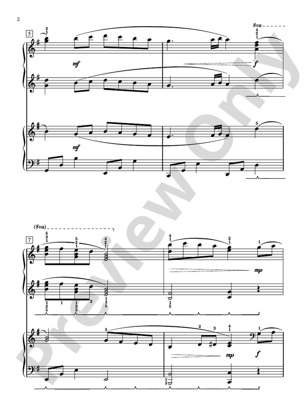 Stairway of Dreams - 2 Pianos, 4 Hands (Digital Download)